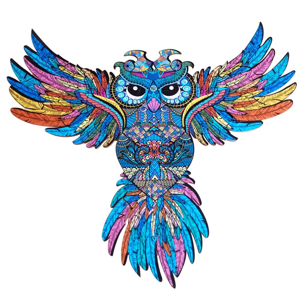 Majestic Owl Shape Wooden Puzzle 100 Pcs - Image 2