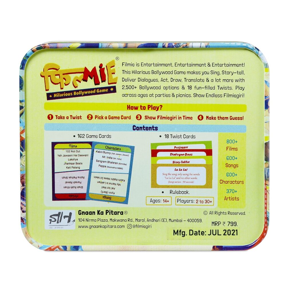 Filmie | Bollywood Fun Party Game - Image 2