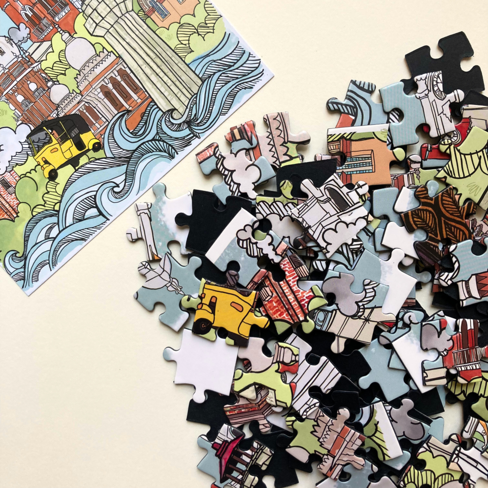 Chennai In The Clouds 100 Pc Puzzle - Image 2