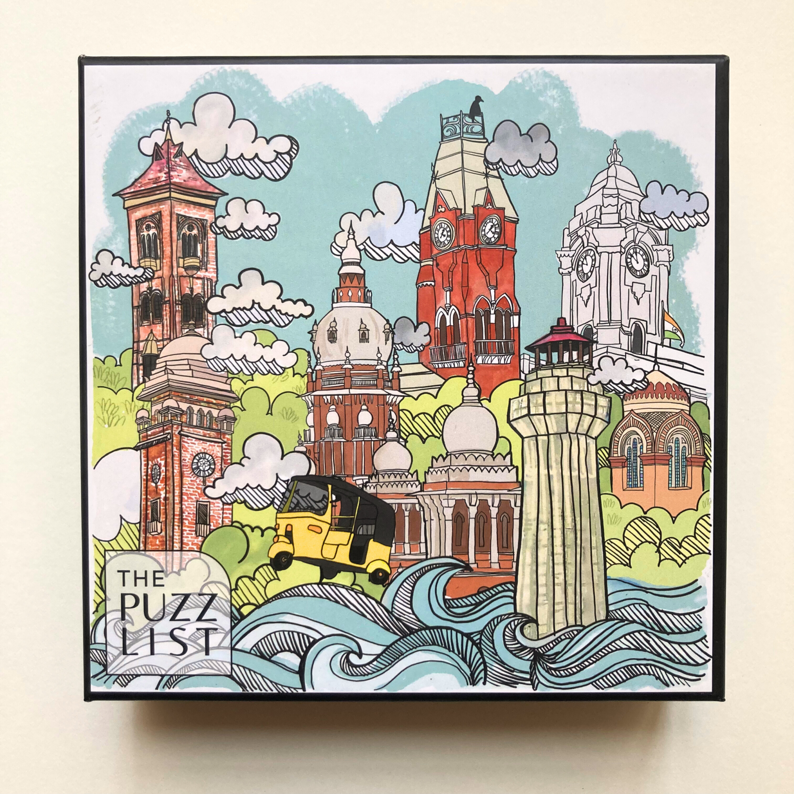 img_1743 Chennai In The Clouds 100 Pc Puzzle - Image 1