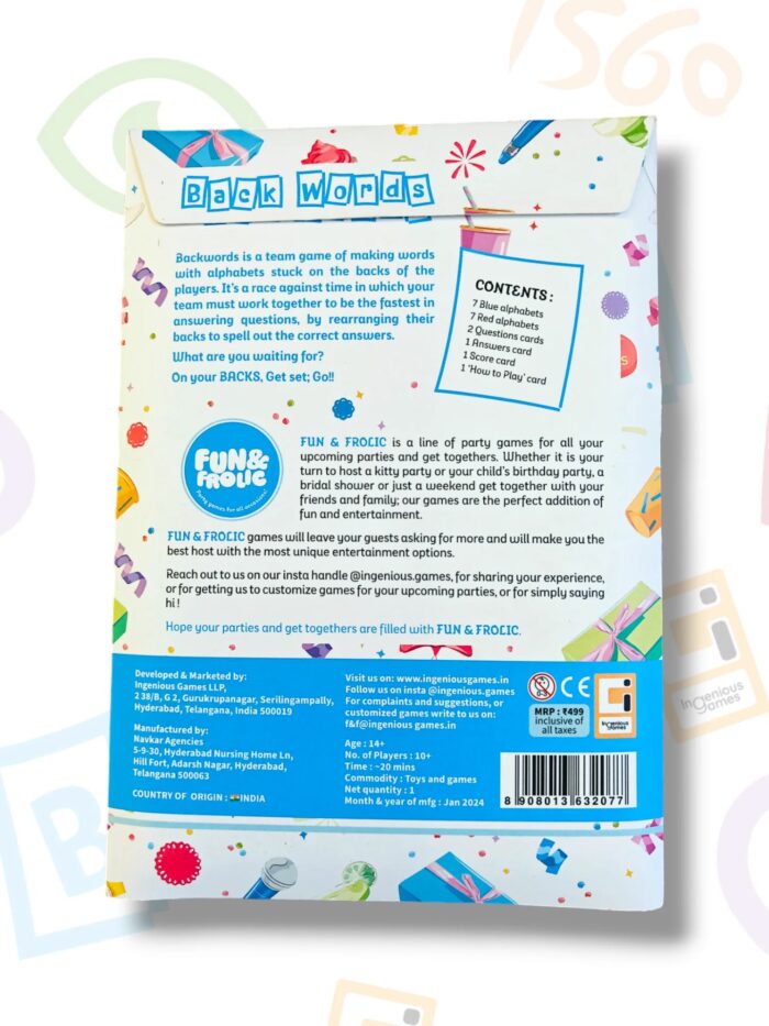 Fun & Frolic: Backwards - Image 3