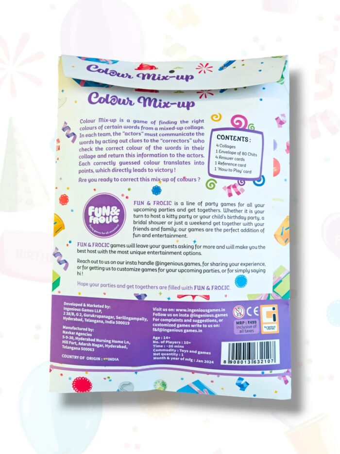 Fun & Frolic: Colour Mix up - Image 2