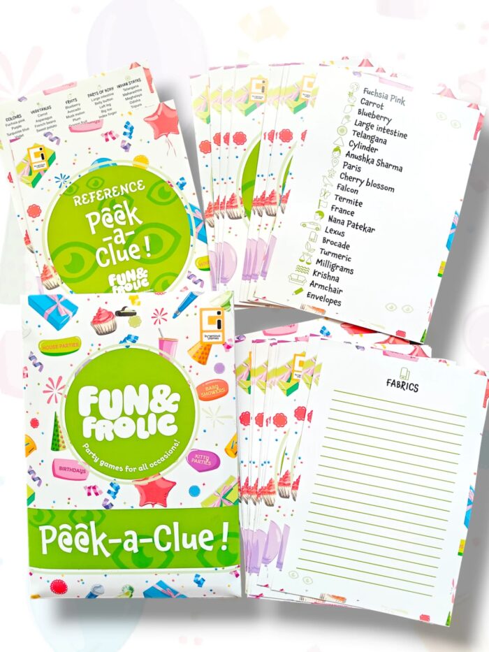 Fun & Frolic: Peek-a-Clue - Image 5