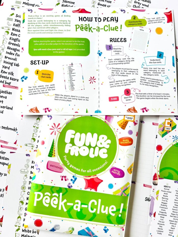 Fun & Frolic: Peek-a-Clue - Image 3