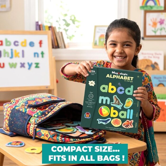 Alphabets | Magnetic Travel Folder - Image 2