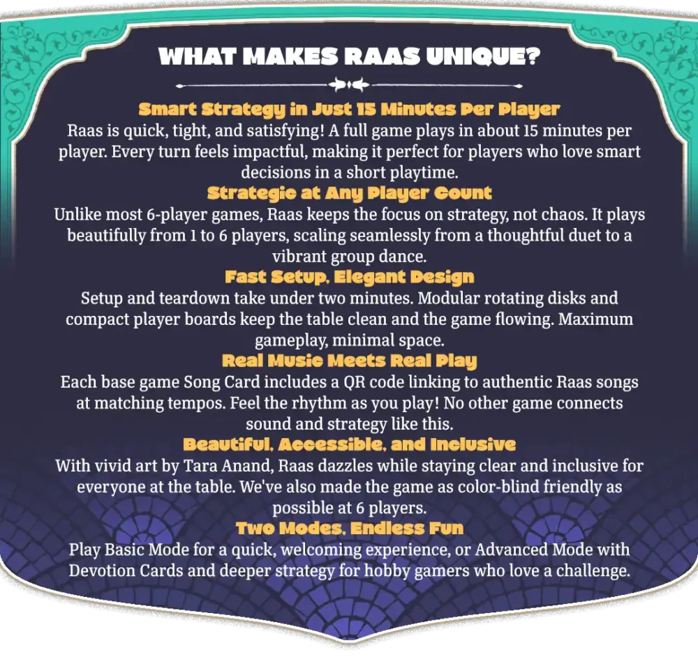 Raas: A Dance of Love (Base Game + Advanced Academy Expansion) - Image 7